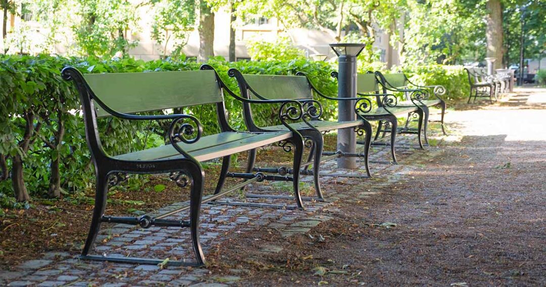 Parkbenk fra Ulefos Parkbenk fra Ulefos