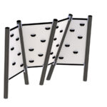 Buldervegg 1 med klatregrep