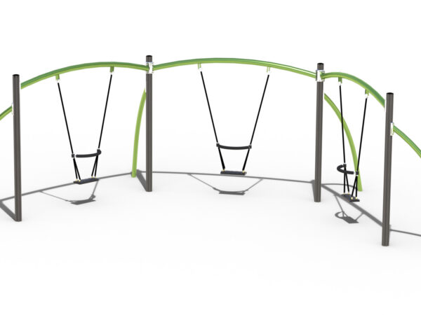 Buet stativ for tre seter