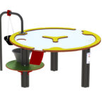 Vann og sandbord med kran og hylle Vann og sandbord med kran og hylle