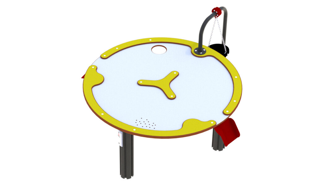 Vann og sandbord med kran og hylle Vann og sandbord med kran og hylle