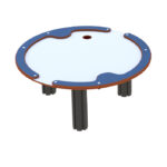 Vann og sandbord med rør