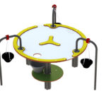 Vann og sandbord med tre kraner