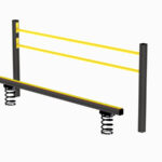 Bevegelig balansebom m/rekkverk