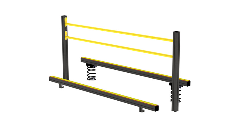 Dobbel balanse m/rekkverk