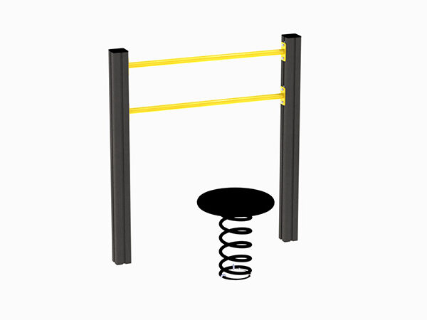 Balanseplate med fjær og støtte lav