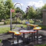 Vannrenne – system med fossefall og heisekran