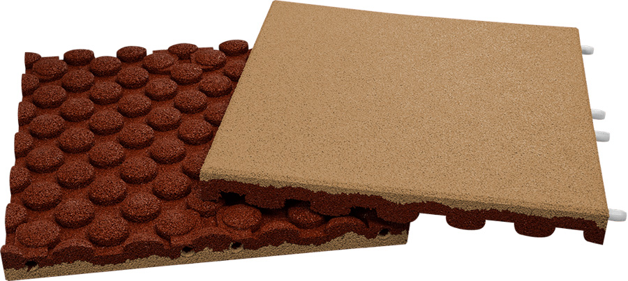 EPDM Beige 2 EPDM fallmatte