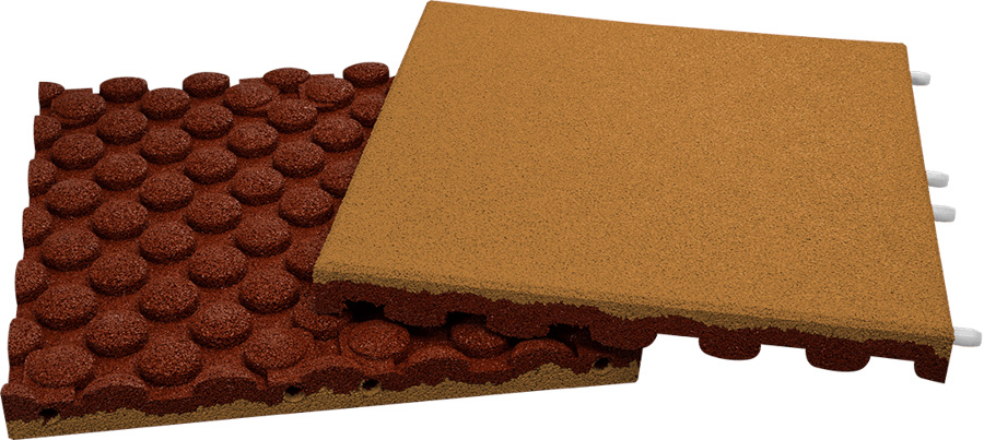 EPDM Gelb 2 EPDM fallmatte