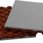 EPDM Grau 2 EPDM fallmatte