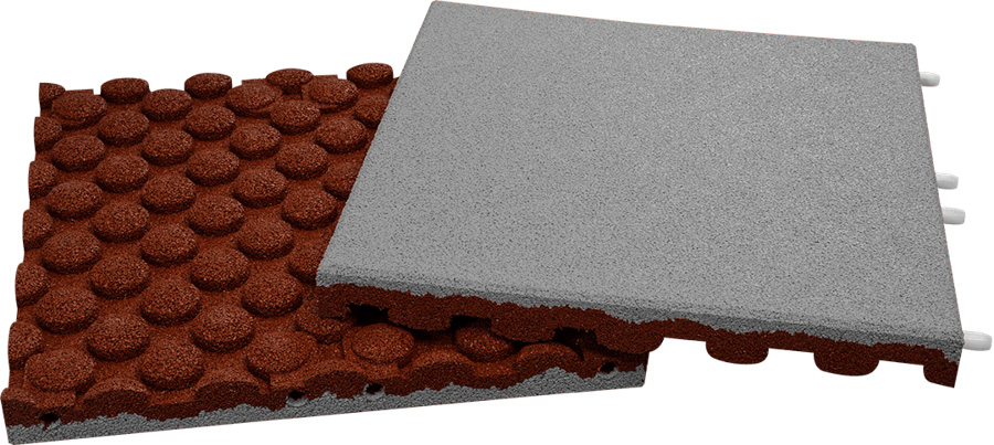 EPDM Grau 2 EPDM fallmatte