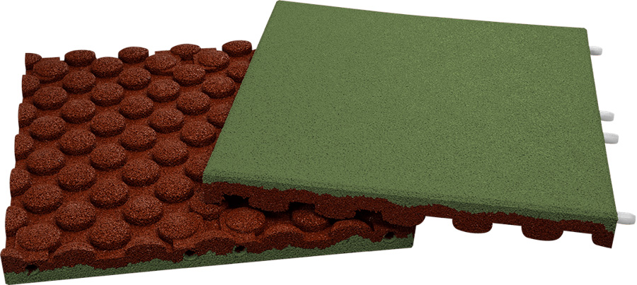 EPDM Gruen 2 EPDM fallmatte