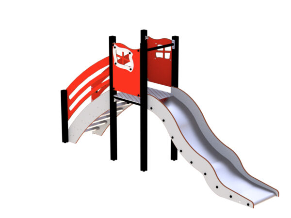 25 200 351 Camera A Frittstående sklie for litt større småbarn