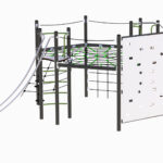 Klatreapparat for lekeplassen