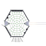 Klatreapparat for lekeplassen