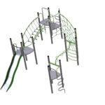 Klatreapparat for lekeplassen