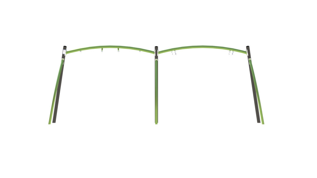 Buet stativ for to seter & fuglerede