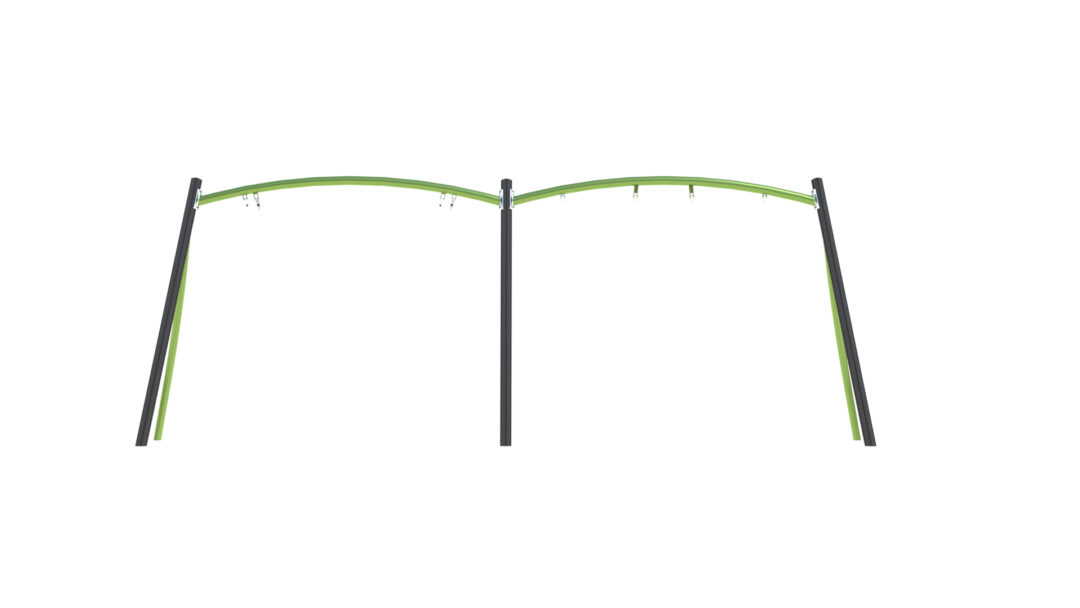 Buet stativ for to seter & fuglerede