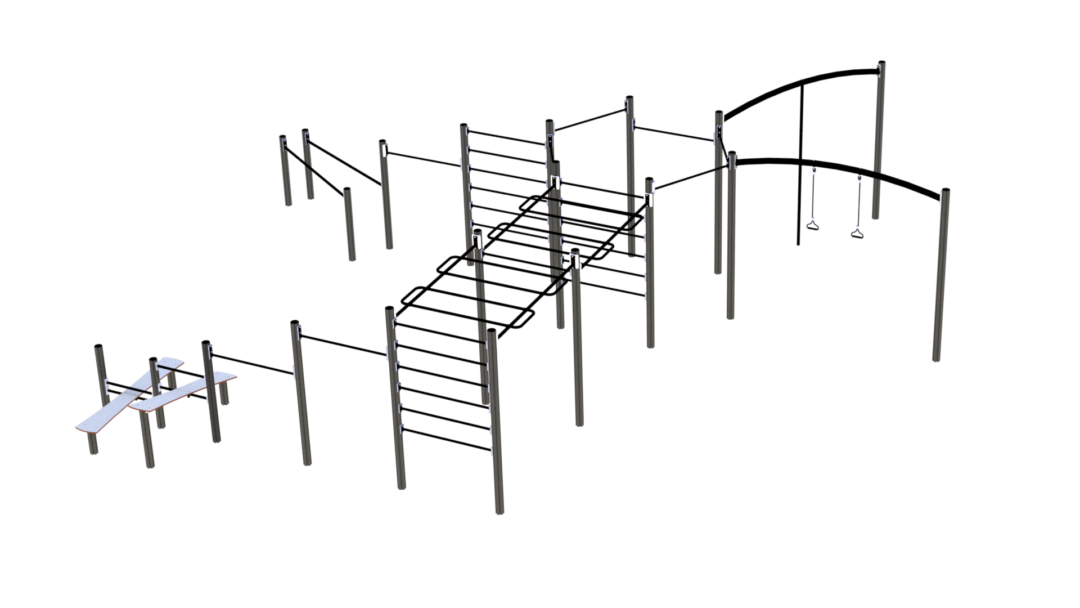 Workout set 4 fallhøyde <1,5 m