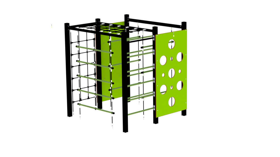 Klatreapparat for lekeplassen