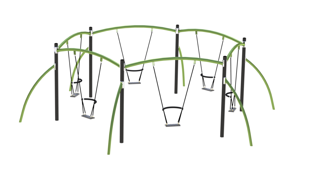 Huskestativ for seks seter