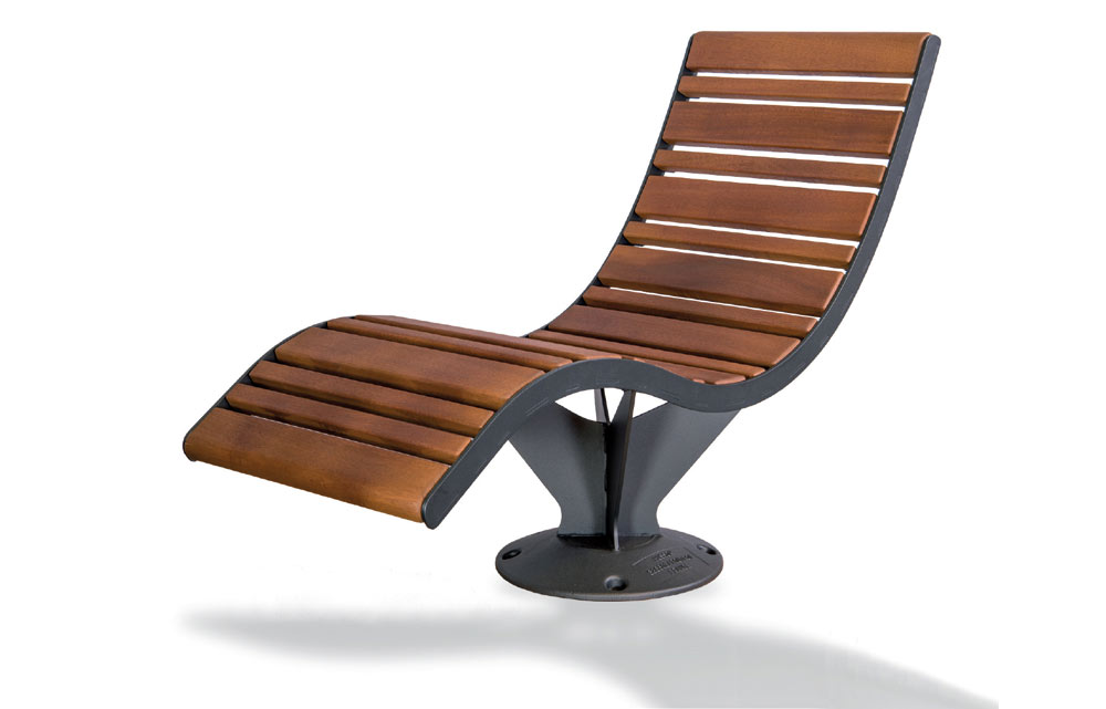 Chaise Longue Mobilier Urbain Relax stol
