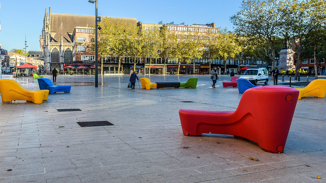 Tripode benk trippel