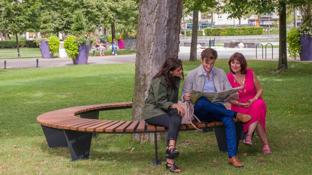 Rund benk - Slalom 1