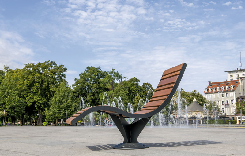 Mobilier Urbain Chaise Longue Stol