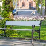 81-174-800-04 Ulefos parkbenk i hvit