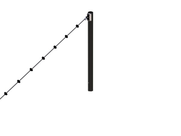 Opptrekkstau med stolpe