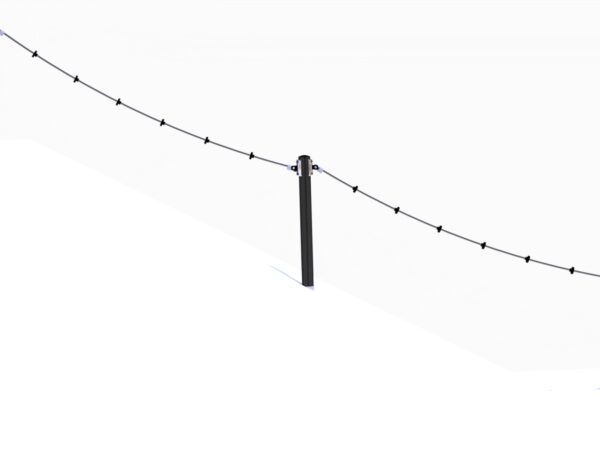 Opptrekkstau med 3 stolper