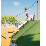 Opptrekkstau Opptrekkstau med 2 stolper