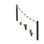 Taugang med balanseplattformer