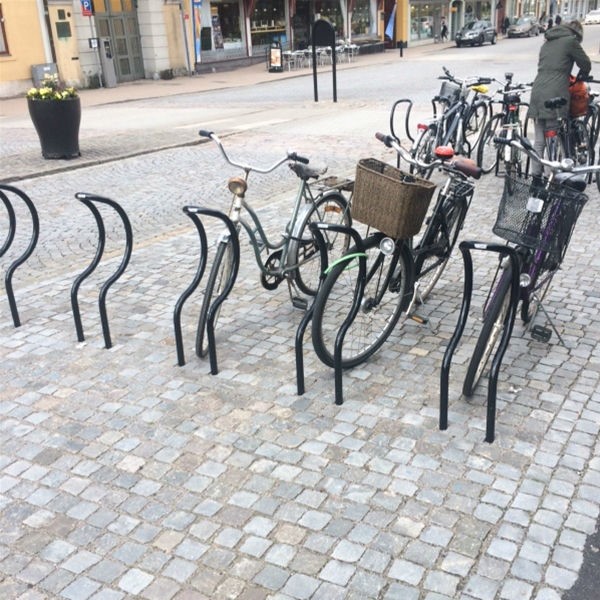 510070 Sykkelstativ Krok Sort Sykkelstativ