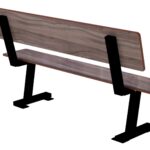 Park - Benk med rygg