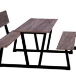 Park - Piknikbord med rygg