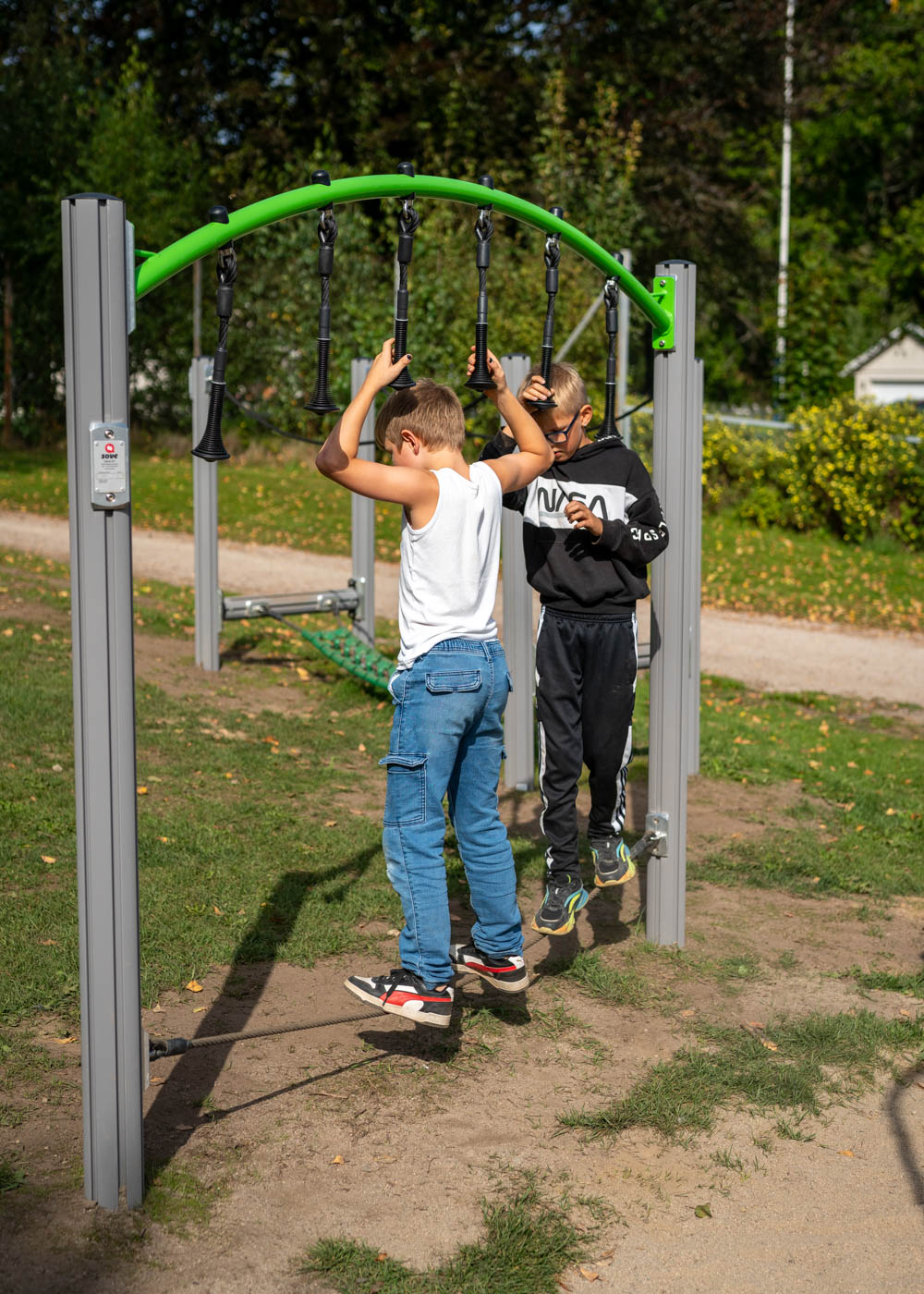 Balanseline med armgang