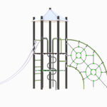 14 200 020 Camera Camera Thorium Nøytron klatreapparat med nett, slider og tårn