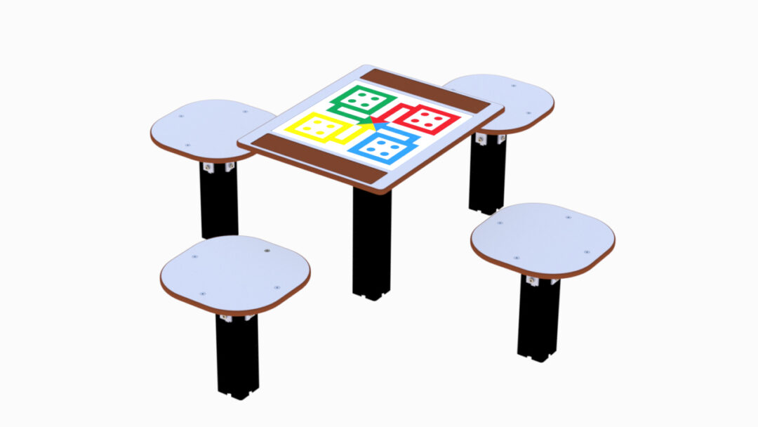 81 300 110 Camera Camera Ludobord med fire stoler