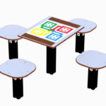 81 300 110 Camera Camera Ludobord med fire stoler