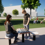 Image9 Sjakkbord - for bruk utendørs