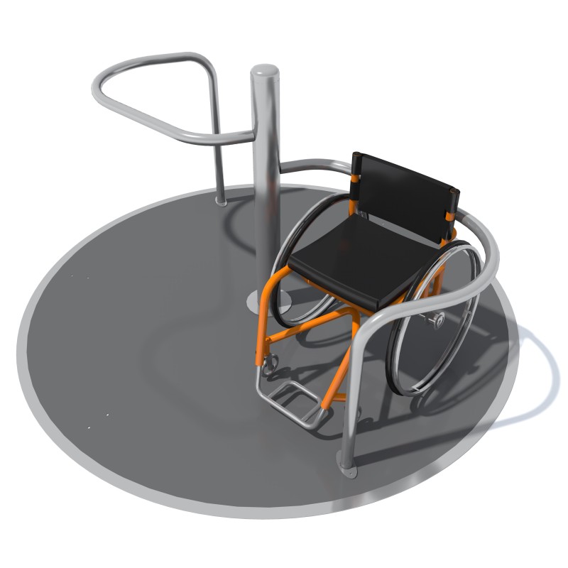 Karusell universell for to rullestoler