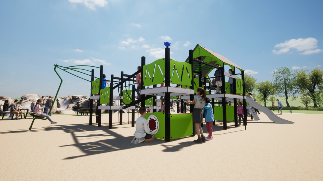 Stortind med spinner og slidere