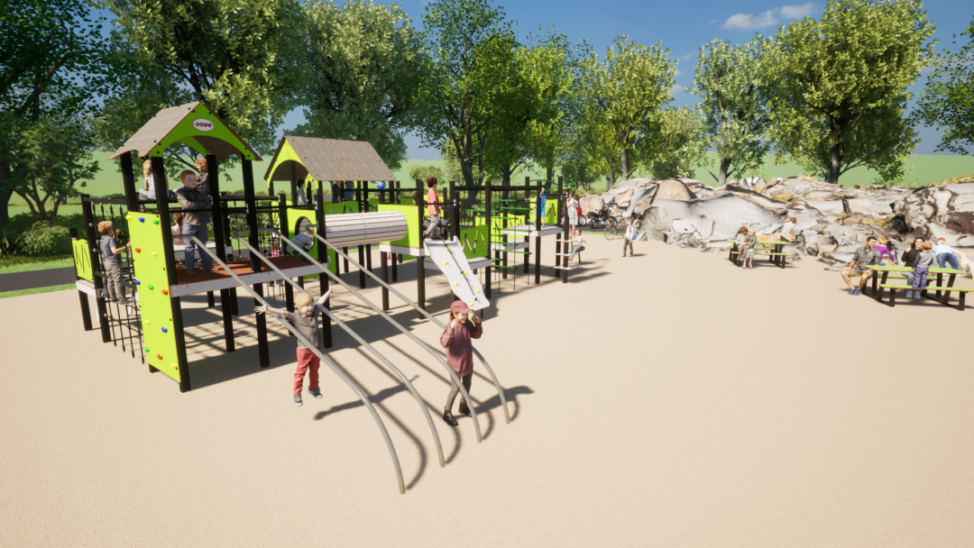 Stortind med spinner og slidere