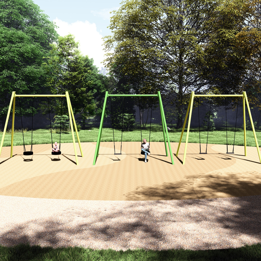 Huskestativ for to seter - 4,1m høyt