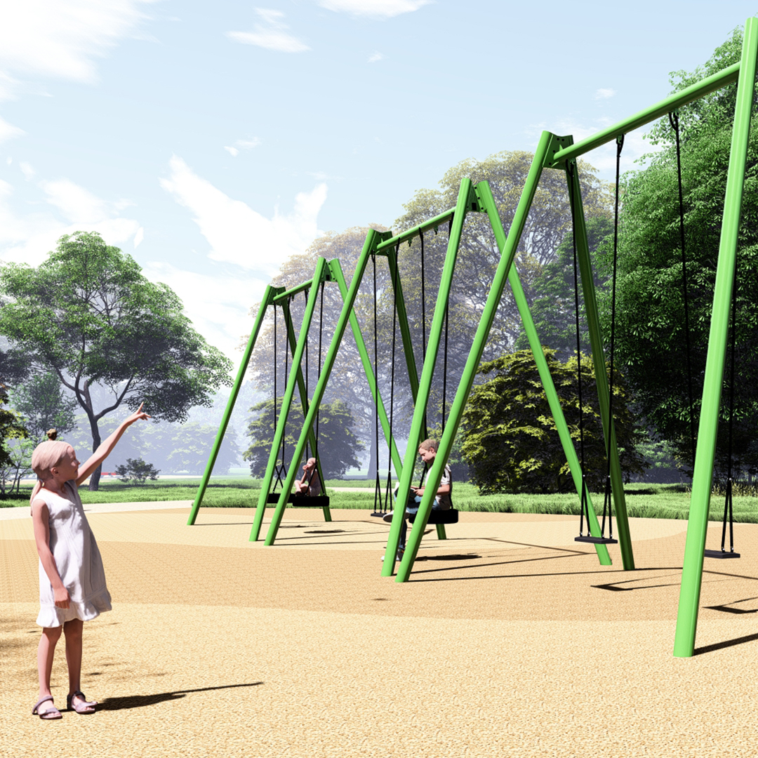 Huskestativ for to seter - 4,1m høyt