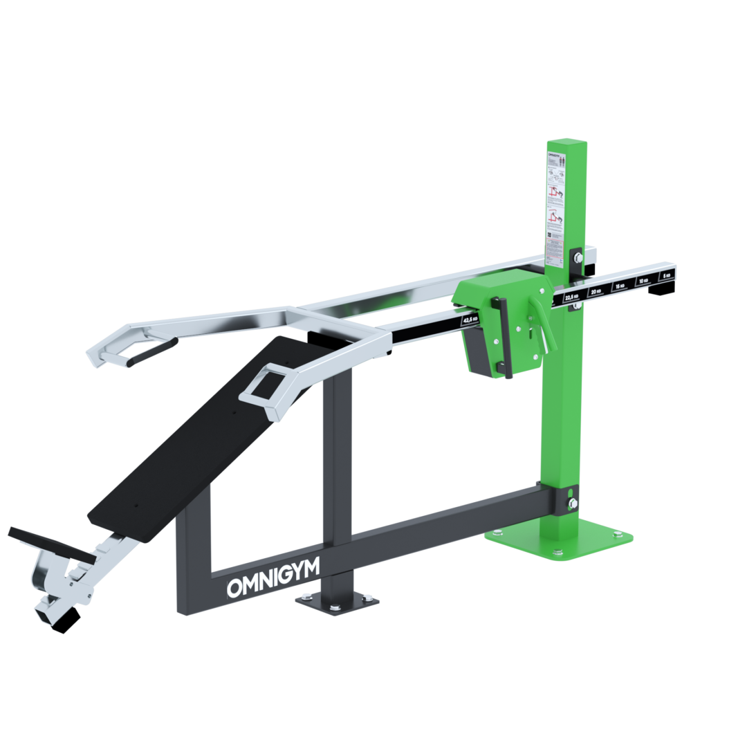 OG31 RAL6018 Skrå benkpress