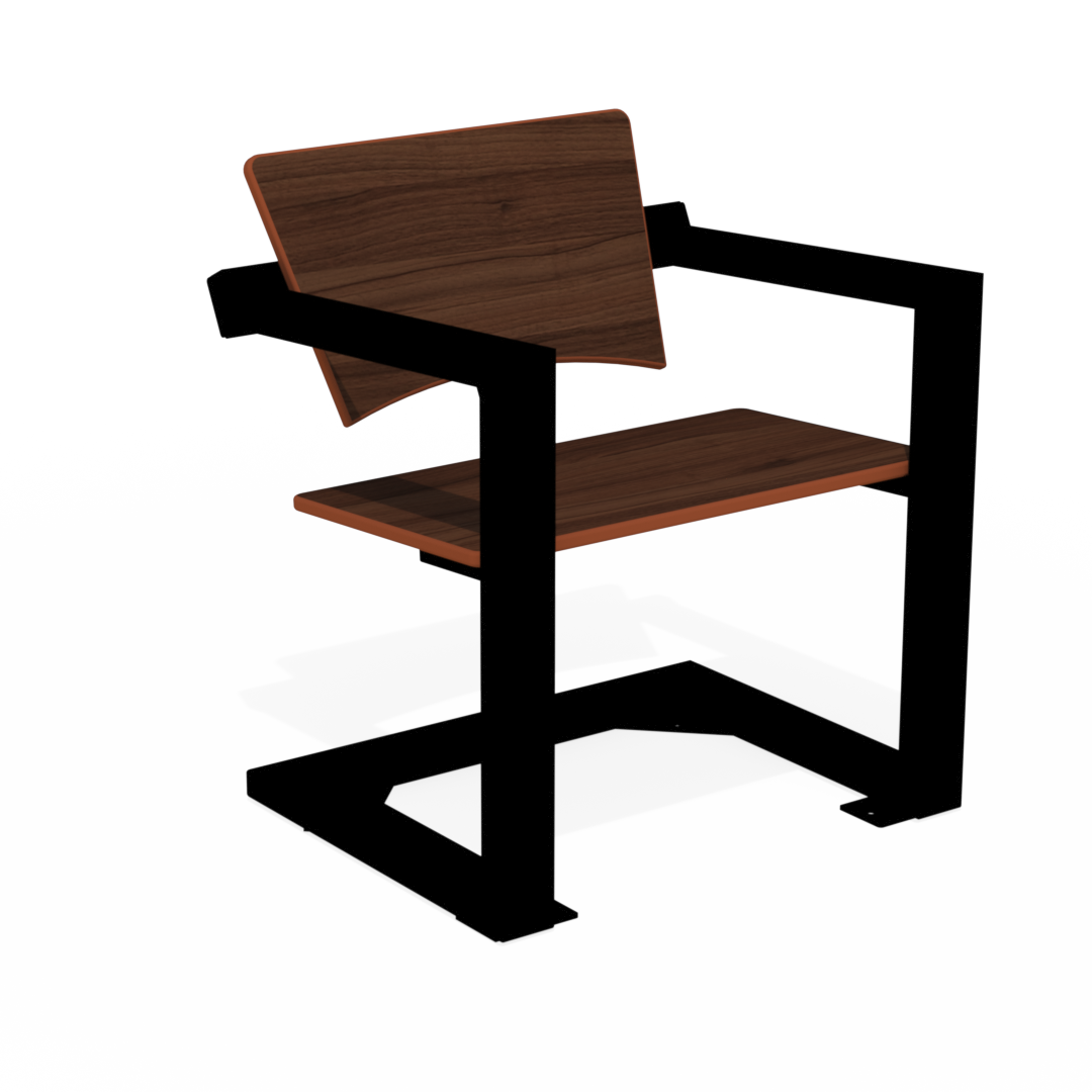 Solsiden Stol - Parkmøbel i vedlikeholdsfrie materialer