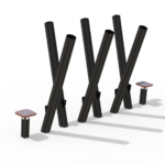 Balansestylter med steppere